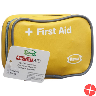 Flawa pocket pharmacy case light yellow