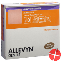 Allevyn Gentle Wundverband 10x10cm 10 Stück Allevyn Gentle Wundverband 10x10cm 10 Stück