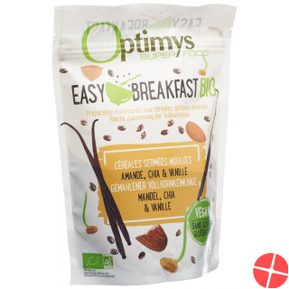 Optimys Easy Breakfast Mandel Chia Vanil Bio 350g