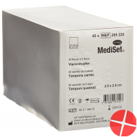 Mediset IVF Vierecktupfer 2.5x2.5cm 40 Beutel 5 Stück Mediset IVF Vierecktupfer 2.5x2.5cm 40 Beutel 5 Stück