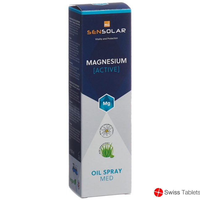 Sensolar Magnesium Active Oil Spray Med 100ml buy online