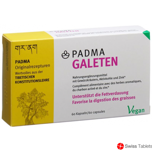 Padma Galeten Capsules Blister 60 pieces buy online