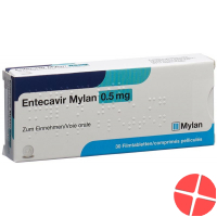 Entecavir Mylan Filmtabletten 0.5mg 30 Stück