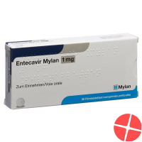 Entecavir Mylan Filmtabletten 1mg 30 Stück
