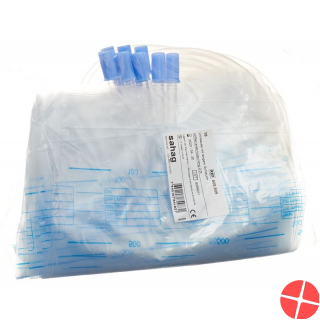 Sahag Urinbeutel 2L 90cm mit Ablauf 10 Stück