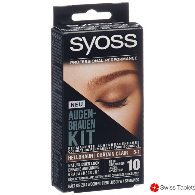 Syoss Augenbrauen-Kit Hellbraun 10ml buy online