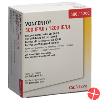 Voncento 500 I.e./1200 I.e. Cum Solv 5ml