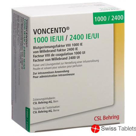 Voncento 1000 I.e./2400 I.e. Cum Solv 10ml buy online