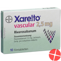 Xarelto Vascular Filmtabletten 2.5mg 10 X