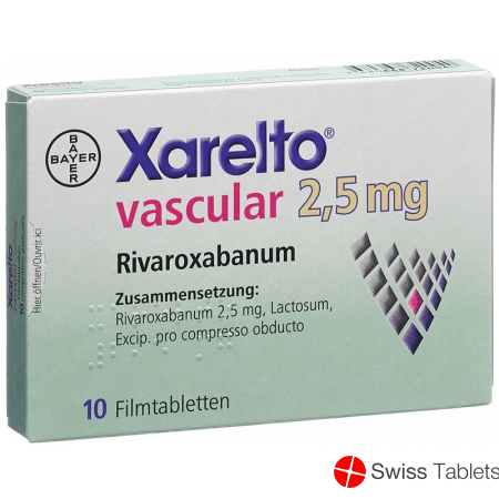 Xarelto Vascular Filmtabletten 2.5mg 10 X buy online