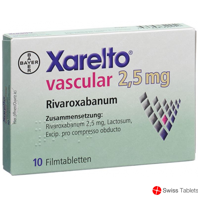 Xarelto Vascular Filmtabletten 2.5mg 10 X buy online