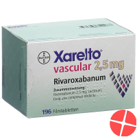 Xarelto Vascular Filmtabletten 2.5mg 196 Stück