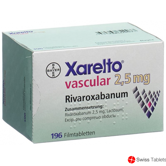 Xarelto Vascular Filmtabletten 2.5mg 196 Stück buy online