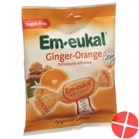 Soldan Em-Eukal Ginger-Orange Zuckerfrei Beutel 50g