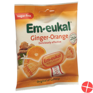 Soldan Em-Eukal Ginger-Orange Zuckerfrei Beutel 50g