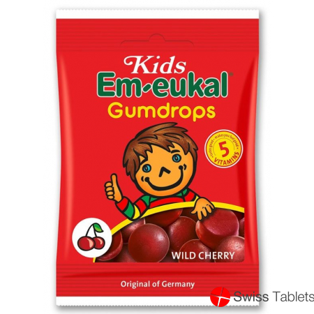 Soldan Em-Eukal Kids Gumdrops Wildkirsche 40g buy online