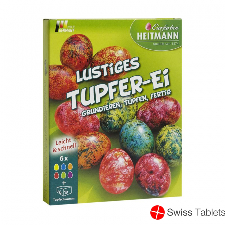 Heitmann egg colors Funny swab egg buy online