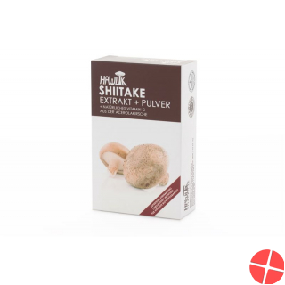 Hawlik Shiitake Extrakt + Pulver Kapseln 60 Stück Hawlik Shiitake Extrakt + Pulver Kapseln 60 Stück