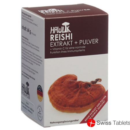 Hawlik Reishi Extrakt + Pulver Kapseln 120 Stück buy online