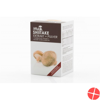 Hawlik Shiitake Extrakt + Pulver Kapseln 120 Stück Hawlik Shiitake Extrakt + Pulver Kapseln 120 Stück