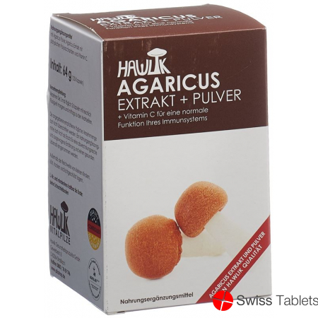 Hawlik Agaricus Extrakt + Pulver Kapseln 120 Stück buy online