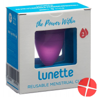 Lunette Menstruationstasse Grösse 2 Lila