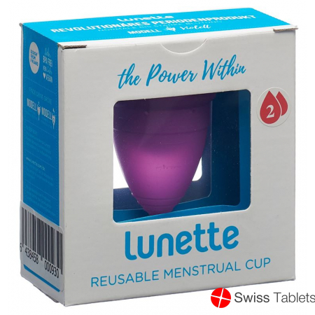 Lunette Menstruationstasse Grösse 2 Lila buy online
