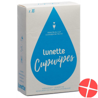 Lunette Cupwipe Reinigungstücher 10 Stück