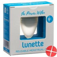 Lunette Menstruationstasse Grösse 2 Klar (neu)