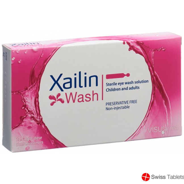 Xailin Wash Augenspüllösung Steril 20x 5ml buy online
