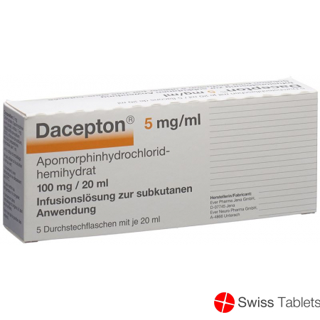 Dacepton Infusionslösung 100mg/20ml 5 Durchstechflaschen 20ml buy online