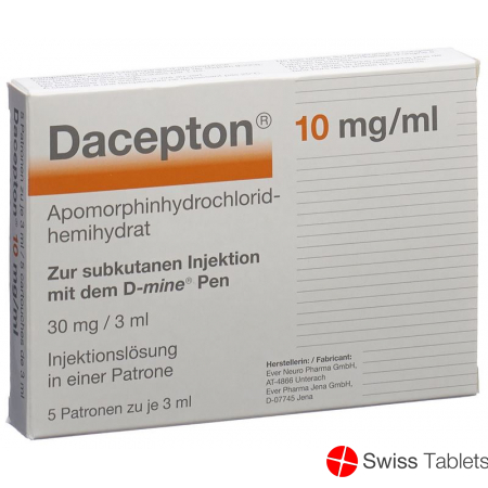 Dacepton Injektionslösung 30mg/3ml 5 Patrone 3ml buy online