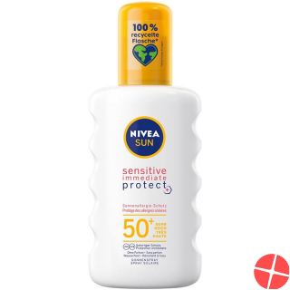 Nivea Sun Sens Immedi Prot Sonnenspray LSF 50+ 200ml Nivea Sun Sens Immedi Prot Sonnenspray LSF 50+ 200ml