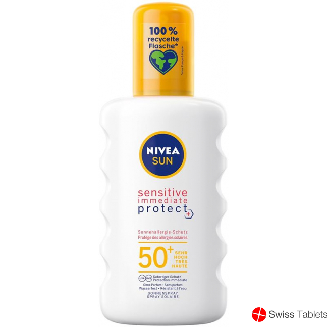 Nivea Sun Sens Immedi Prot Sonnenspray LSF 50+ 200ml buy online