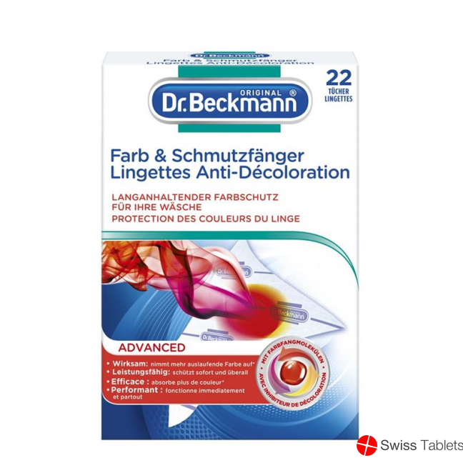Dr. Beckmann Farb- und Schmutzfaenger Mikrof 22 Stück buy online