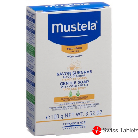 Mustela BB Nachfettende Seife mit Cold Cream 100g buy online