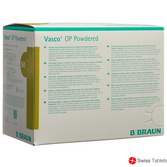 Vasco Op Powdered Grösse 6.5 50 Paar buy online