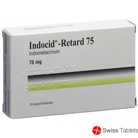 Indocid Retard Kapseln 75mg 20 Stück buy online
