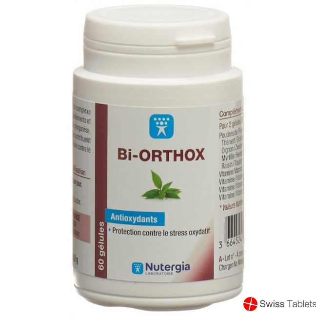 Nutergia Bi-Orthox Gelules Dose 60 Stück buy online