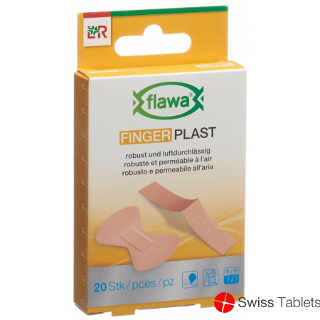 Flawa Finger Plast Robustes Textilpfl 2 Grösse 20 Stück buy online