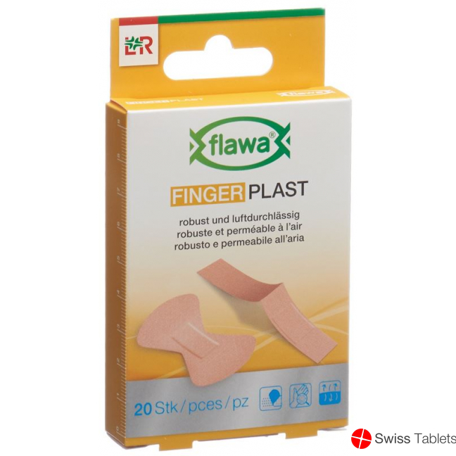 Flawa Finger Plast Robustes Textilpfl 2 Grösse 20 Stück buy online