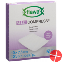 Flawa M.I.C. Kompressen Steril 7.5x10cm 10 Stück