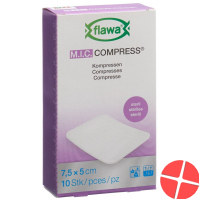 Flawa M.I.C. Kompressen Steril 7.5x5cm 10 Stück