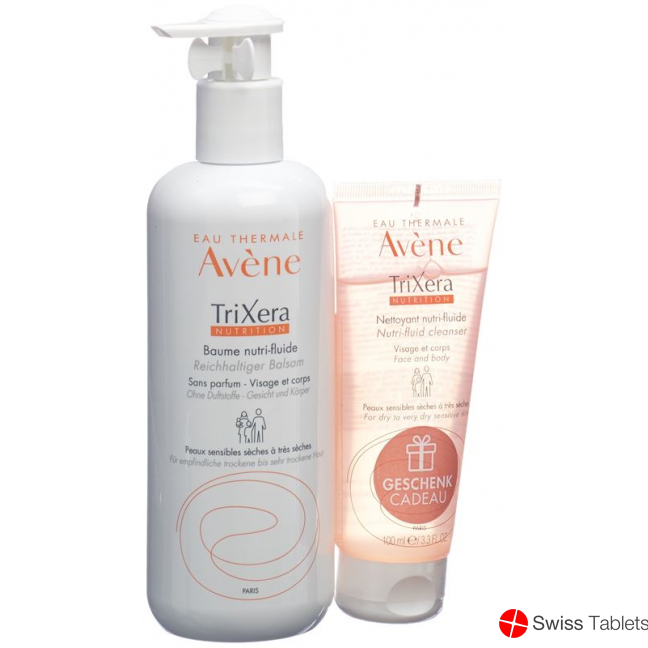 Avène Kit Trixera balm 400ml +fluid 100ml buy online