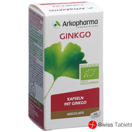 Arkocaps Ginkgo Kapseln Bio Dose 45 Stück buy online