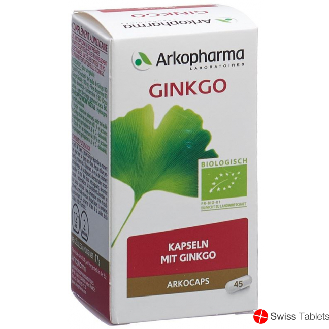 Arkocaps Ginkgo Kapseln Bio Dose 45 Stück buy online