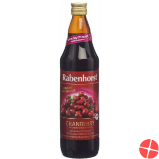 Rabenhorst Cranberry Muttersaft Bio Flasche 750ml