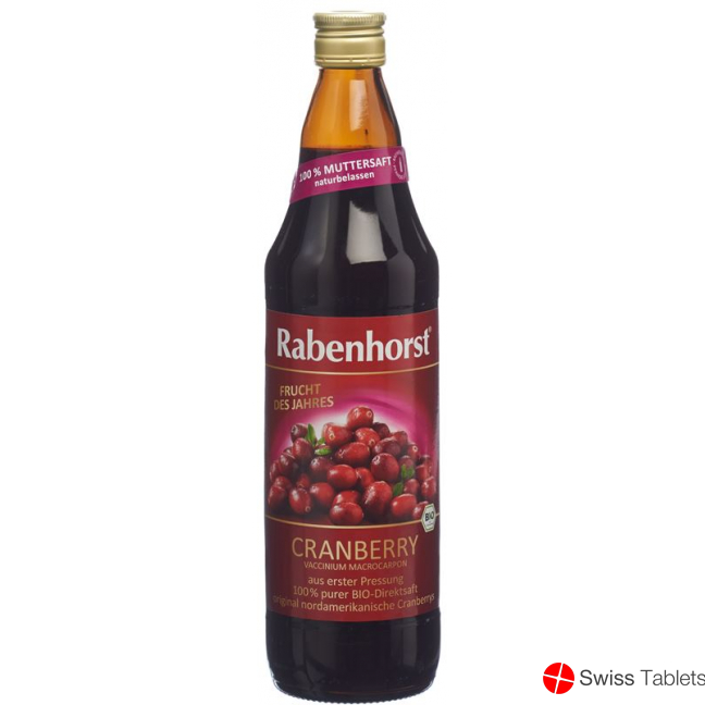 Rabenhorst Cranberry Muttersaft Bio Flasche 750ml buy online
