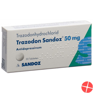 Trazodon Sandoz Tabletten 50mg 30 Stück