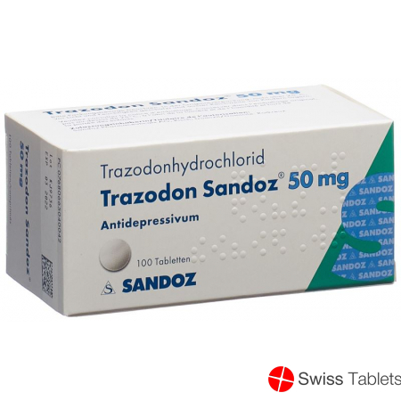 Trazodon Sandoz Tabletten 50mg 100 Stück buy online